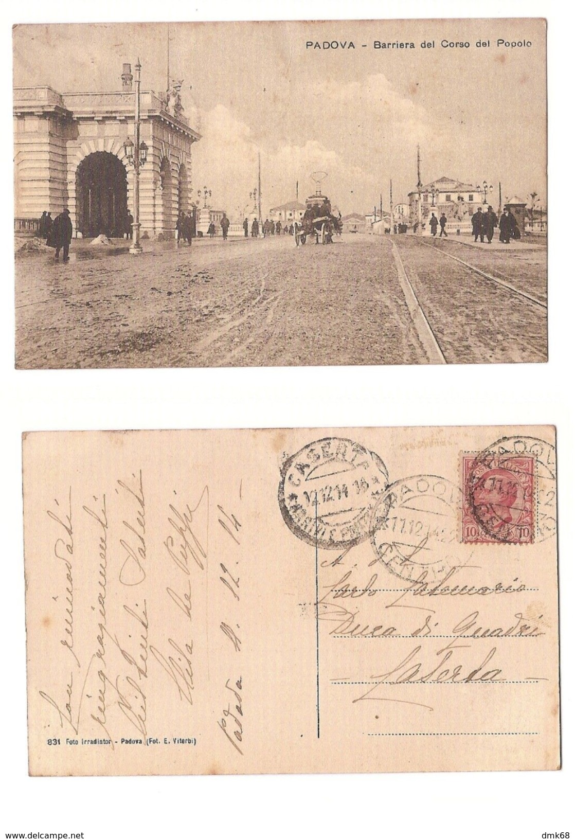 PADOVA - BARRIERA DEL CORSO DEL POPOLO - FOTO IRRADIATOR - 1914 - Padova