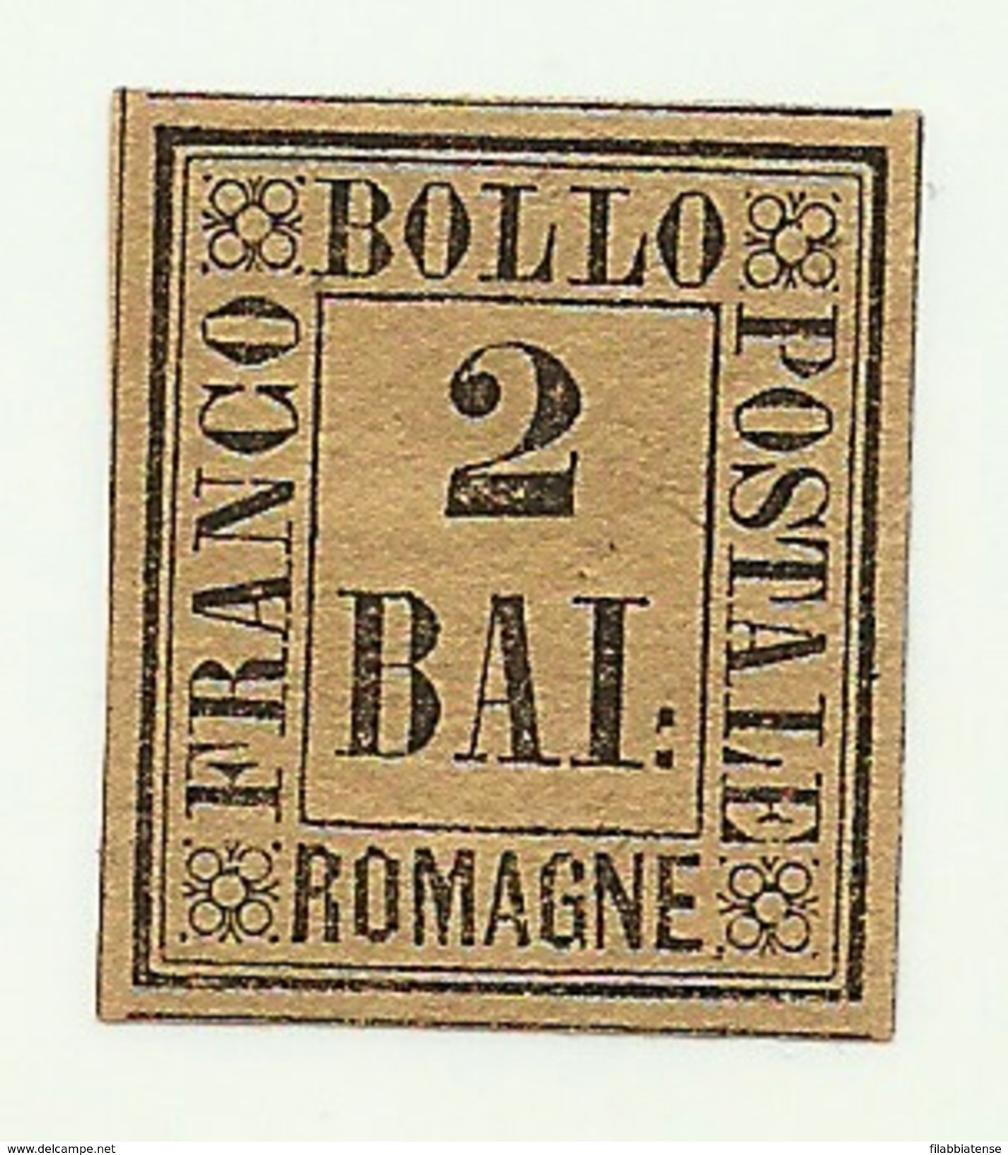 1859 - Italia - Antichi Stati - Romagne 3 Cifra-, - Romagne