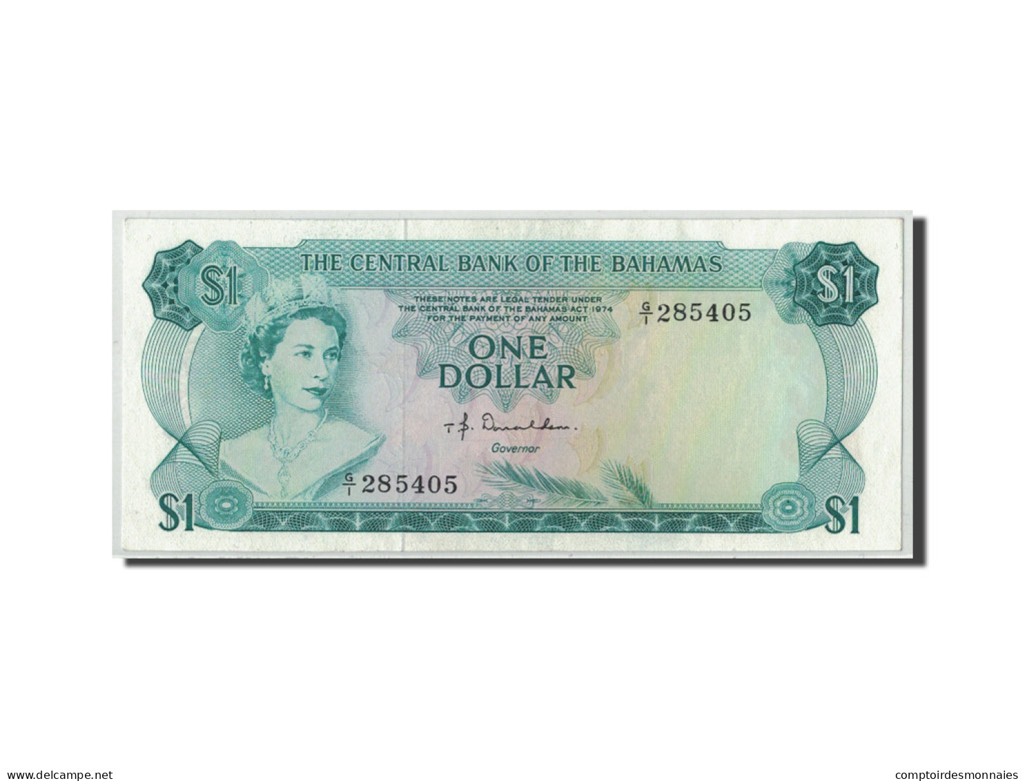 Billet, Bahamas, 1 Dollar, L.1974, KM:35a, SPL - Bahamas