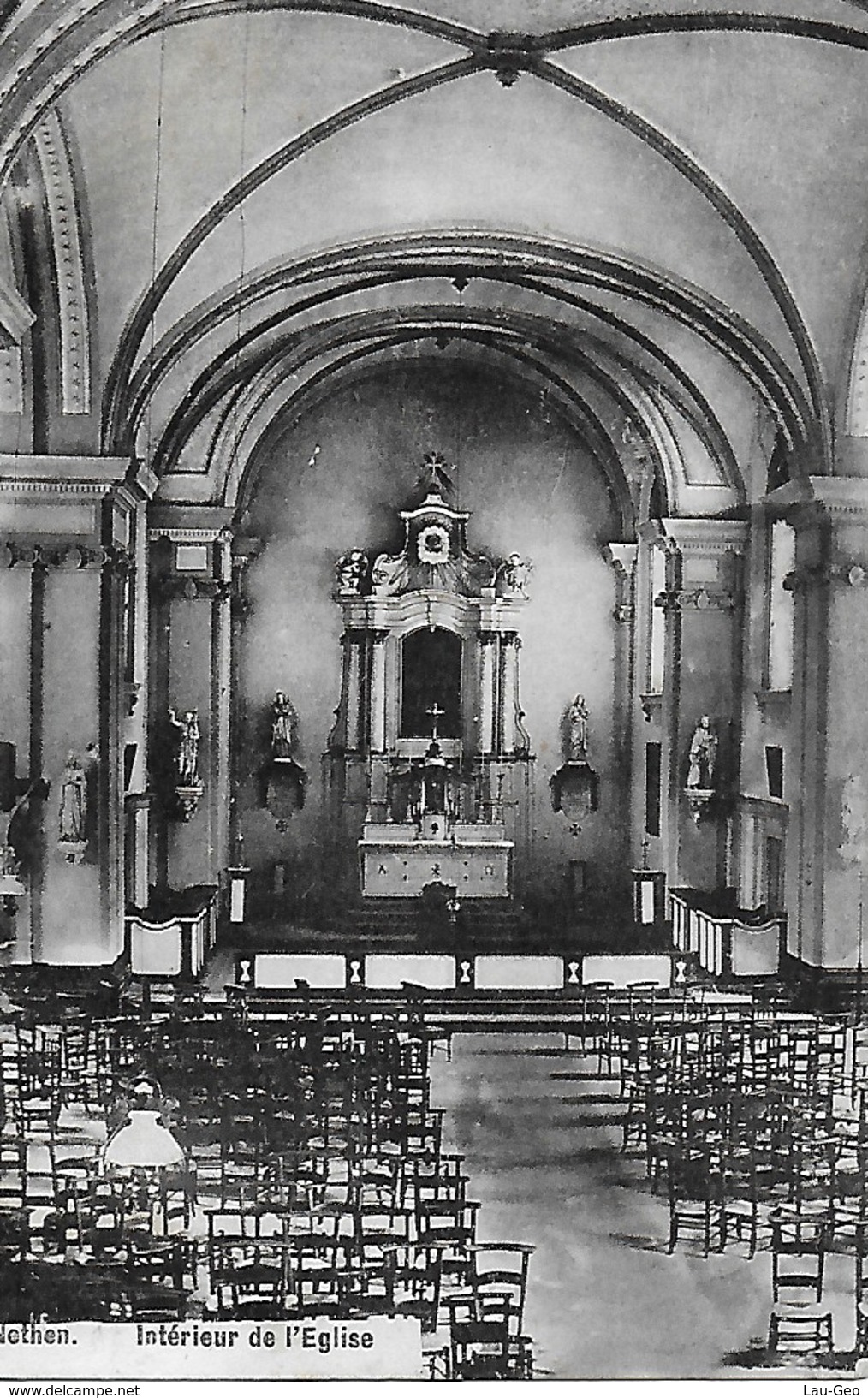 GREZ-DOICEAU. NETHEN.  INTERIEUR DE L' EGLISE. - Grez-Doiceau