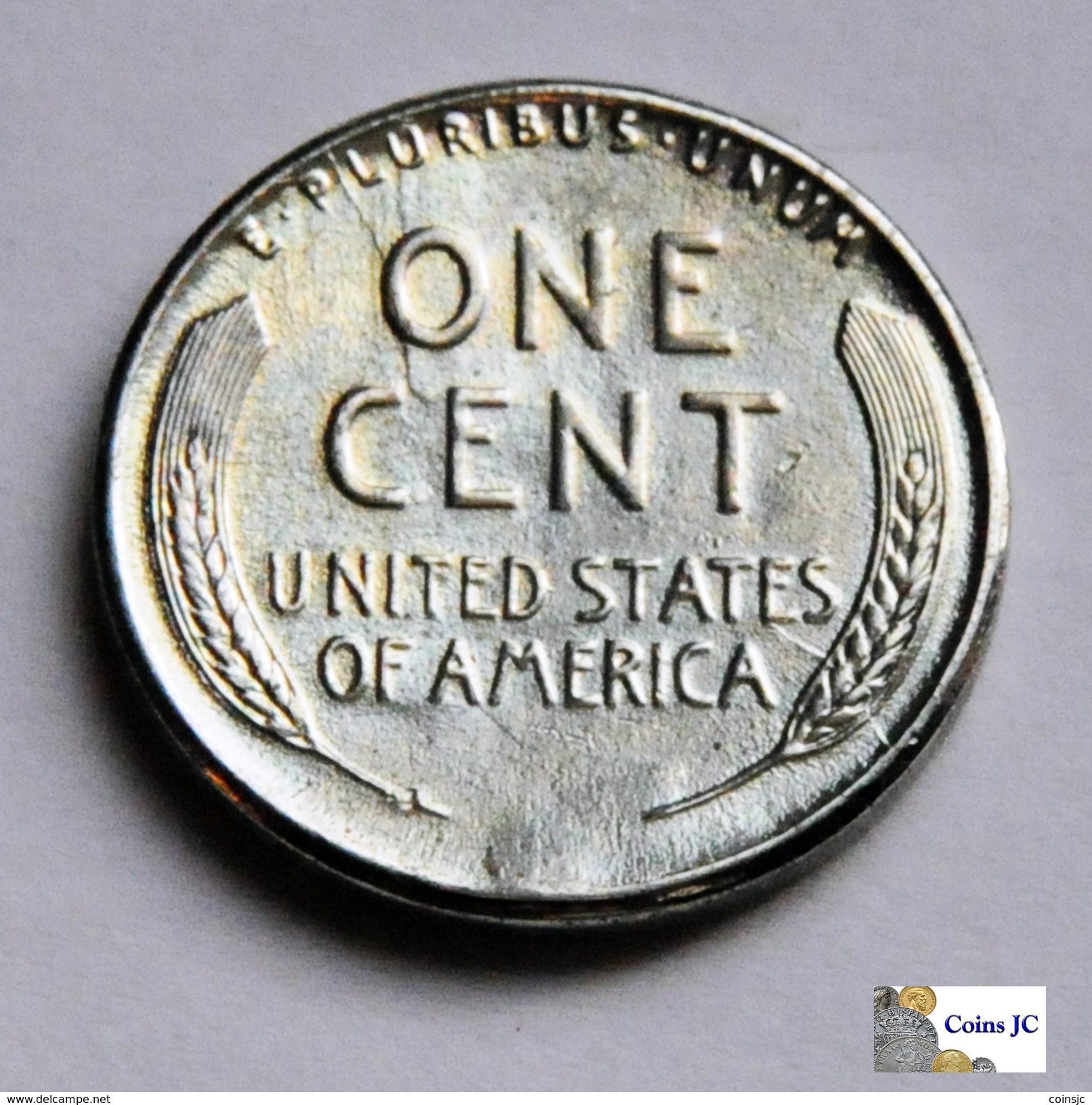 US - 1 Cent - Lincoln - 1943 - 1909-1958: Lincoln, Wheat Ears Reverse