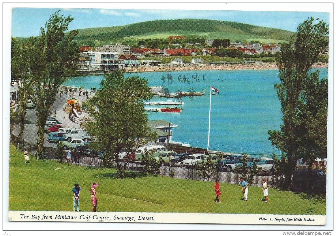 CP THE BAY FROM MINIATURE GOLF COURSE, SWANAGE, DORSET, ANGLETERRE, ROYAUME UNI - Swanage