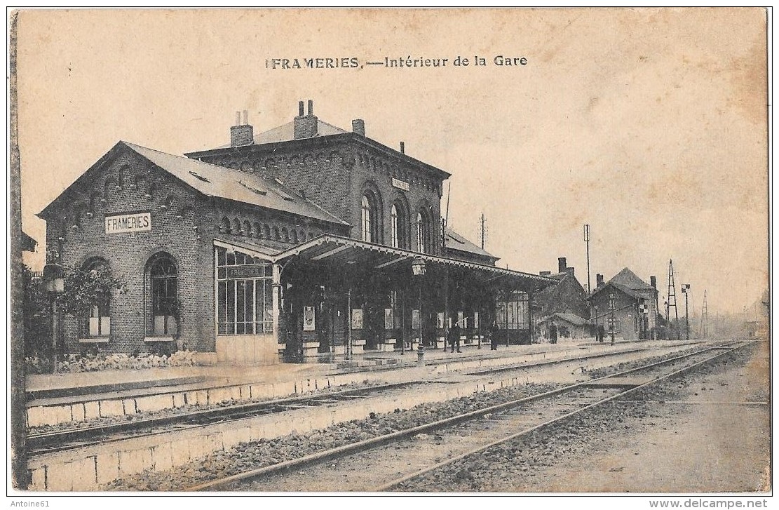 BELGIQUE --Frameries - Intérieur De La Gare - Frameries