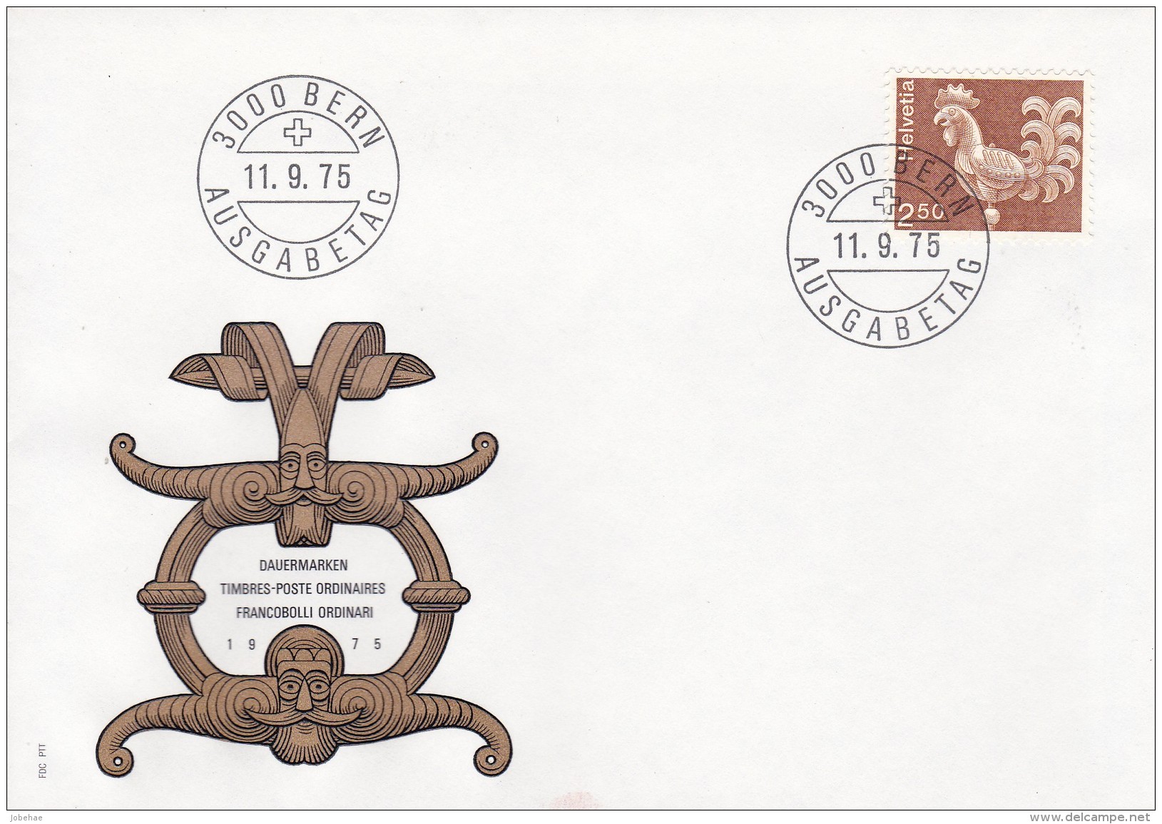 Helvetia (Suisse) COB° 991 - FDC