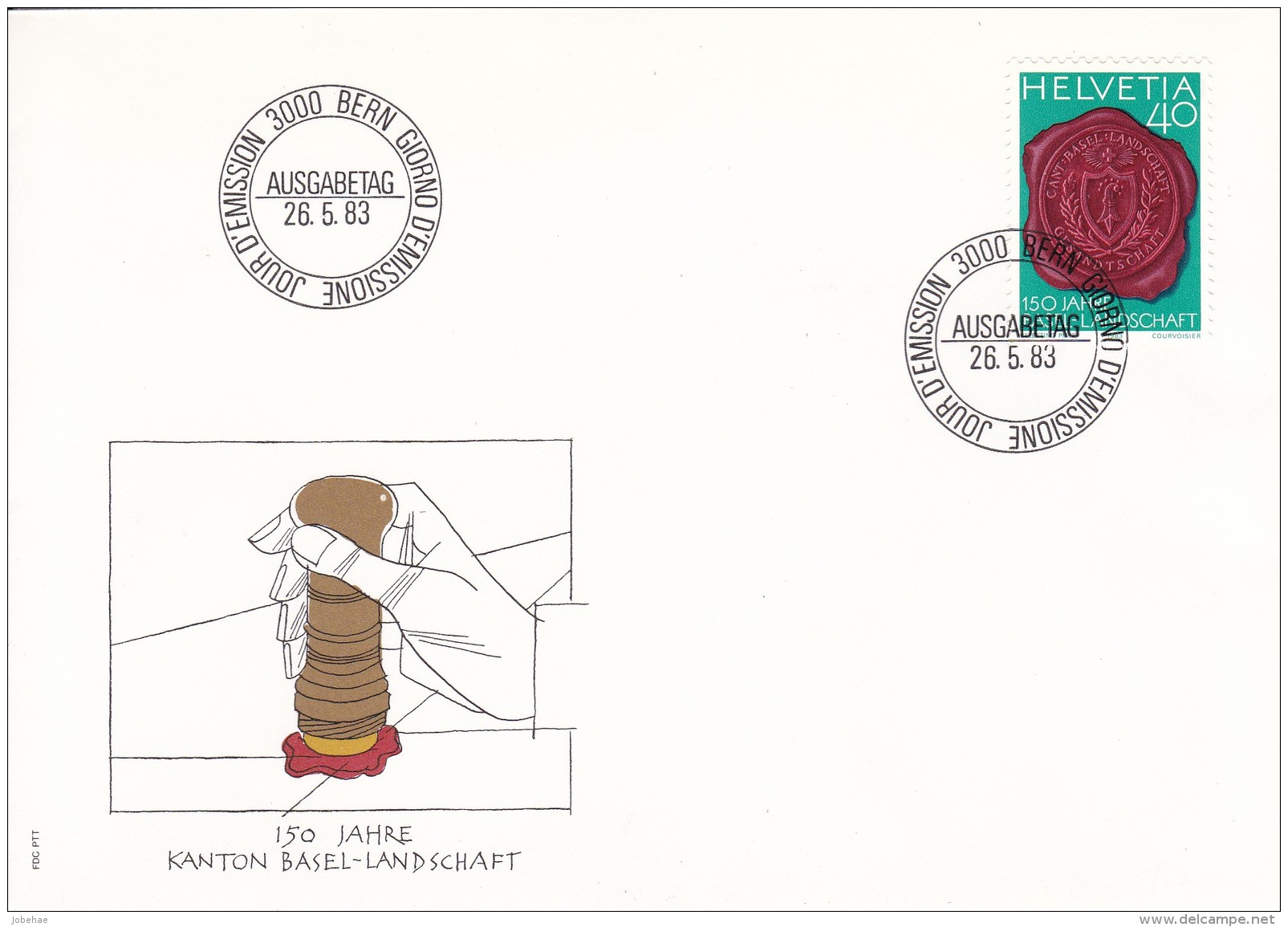 Helvetia (Suisse) COB° 1184 - FDC