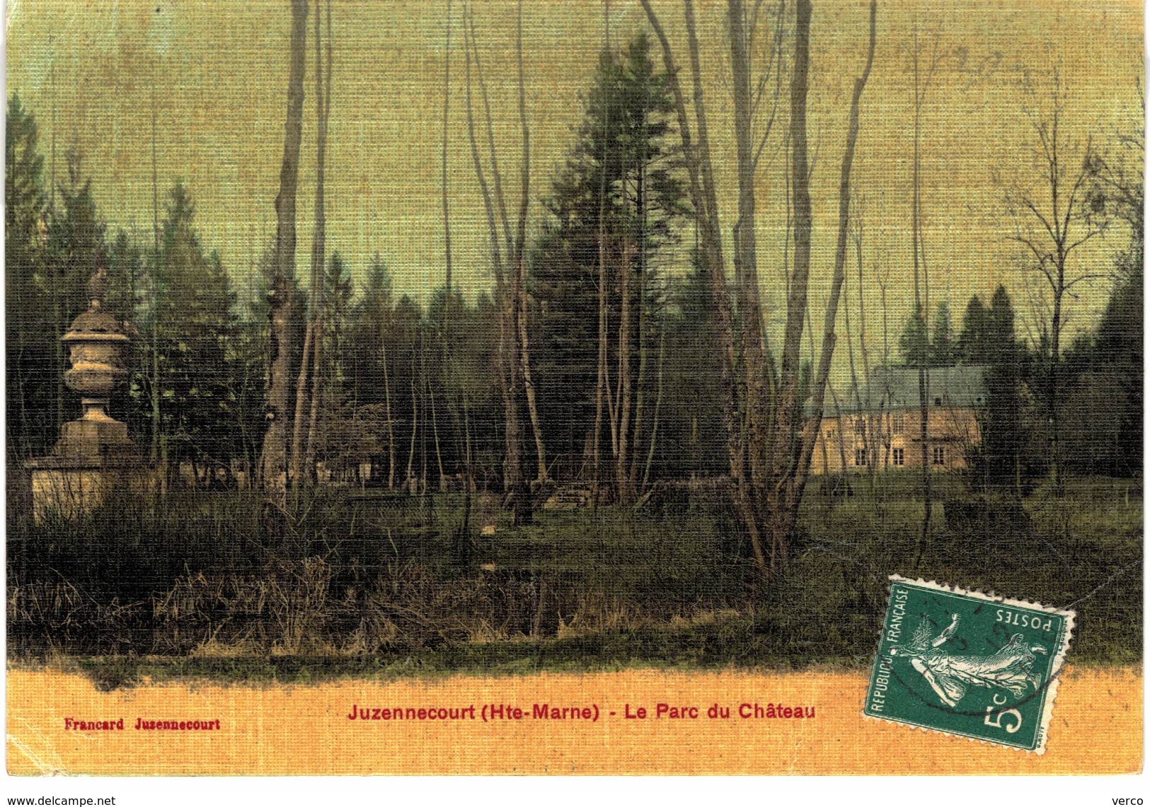 Carte Postale Ancienne De JUZENNECOURT - Juzennecourt