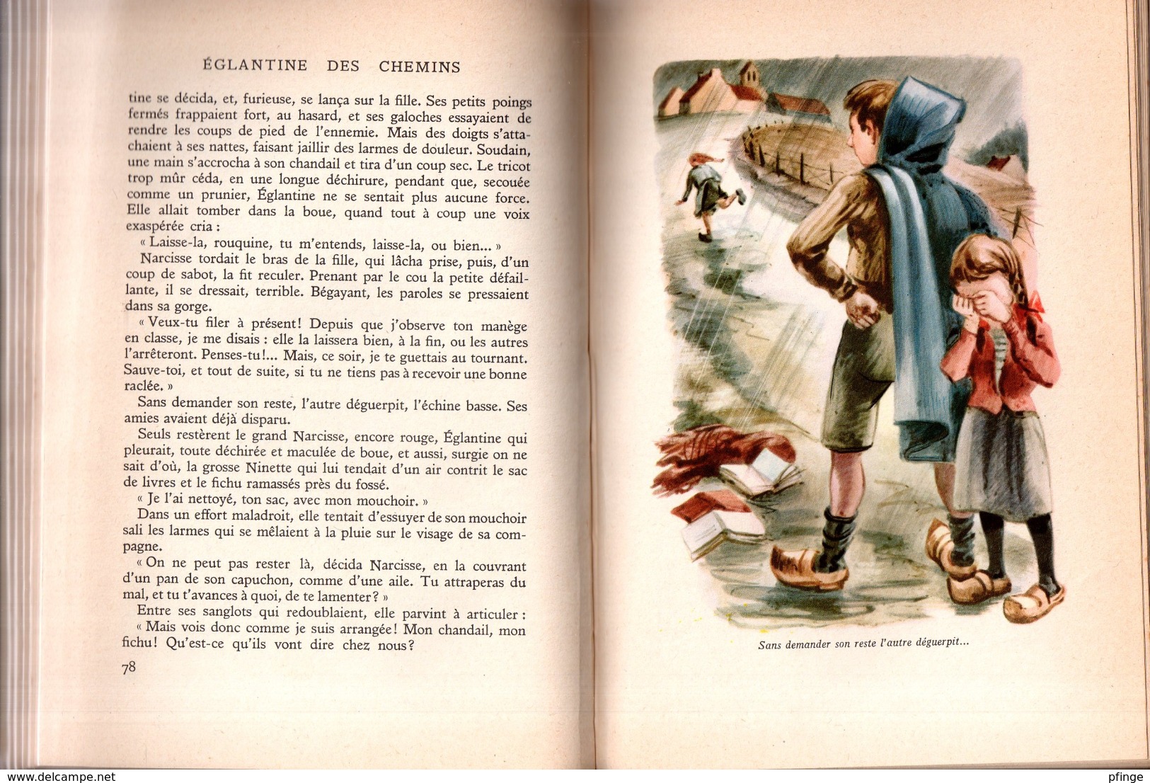 Eglantine Des Chemins Par René Aurembou - Bibliothèque Rouge Et Or N°103 - Illustrations : Pierre Dehay - Bibliotheque Rouge Et Or