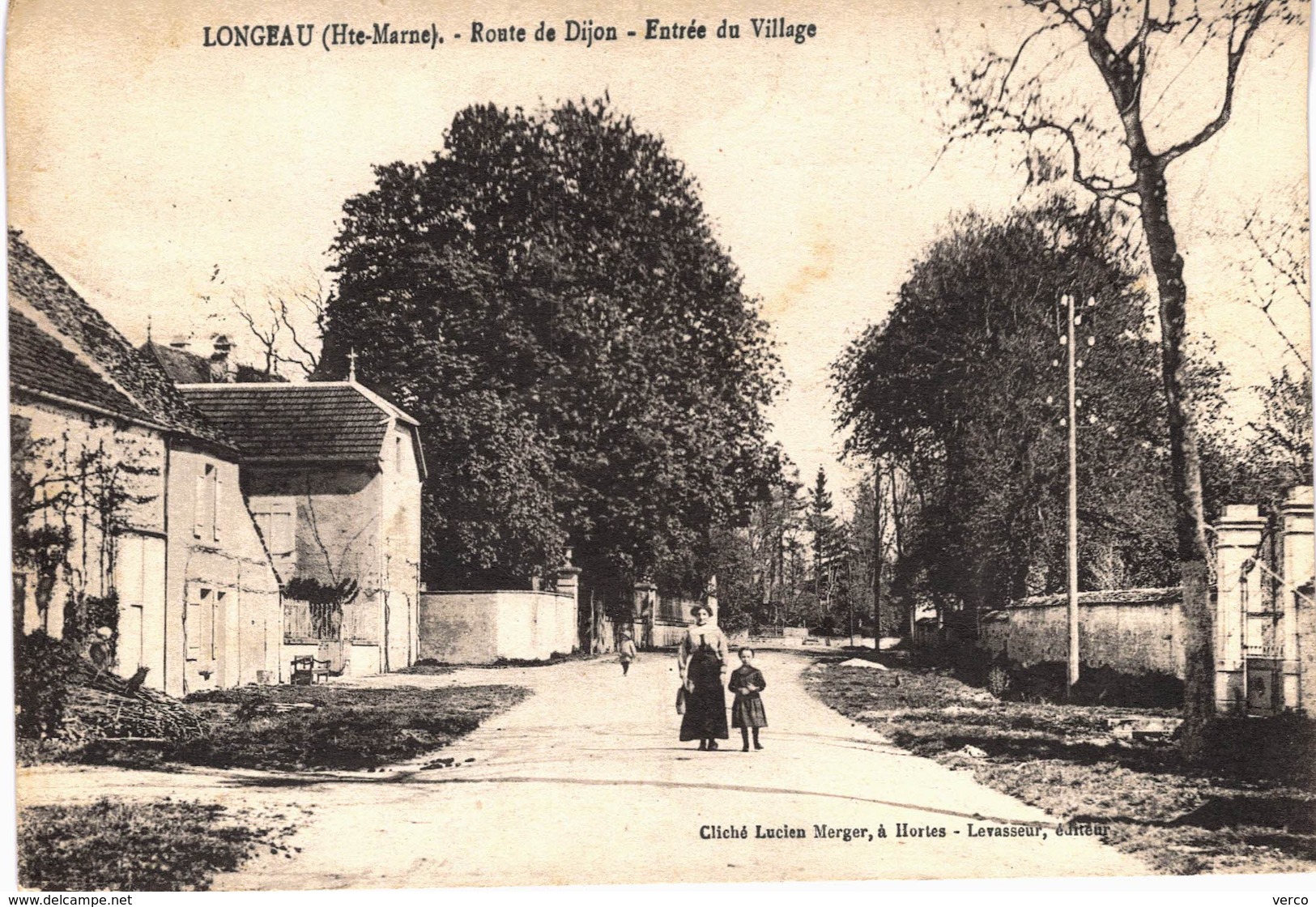 Carte Postale Ancienne De LONGEAU - Le Vallinot Longeau Percey