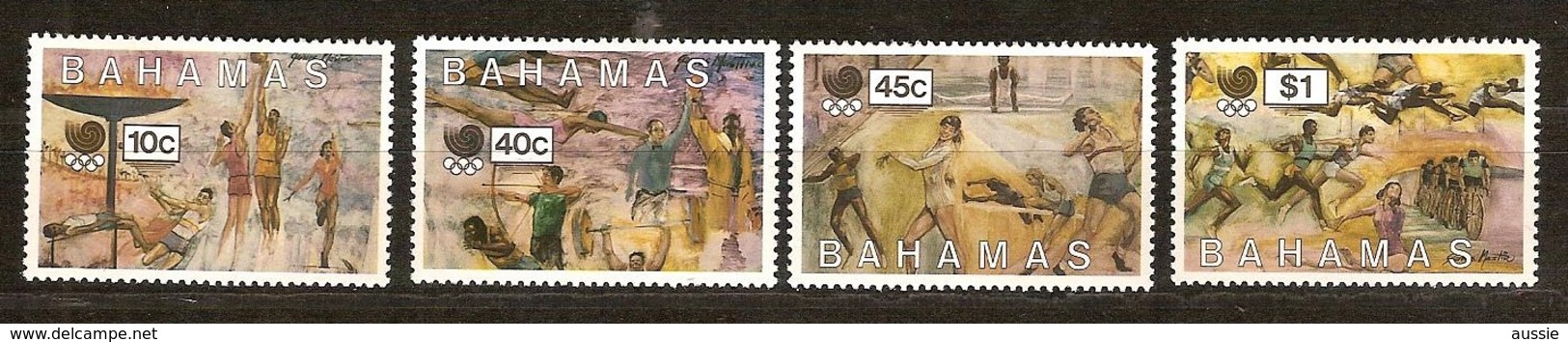 Bahamas 1988 Yvertn° 665-668 *** MNH Cote 9,00 Euro Sport - Bahamas (1973-...)