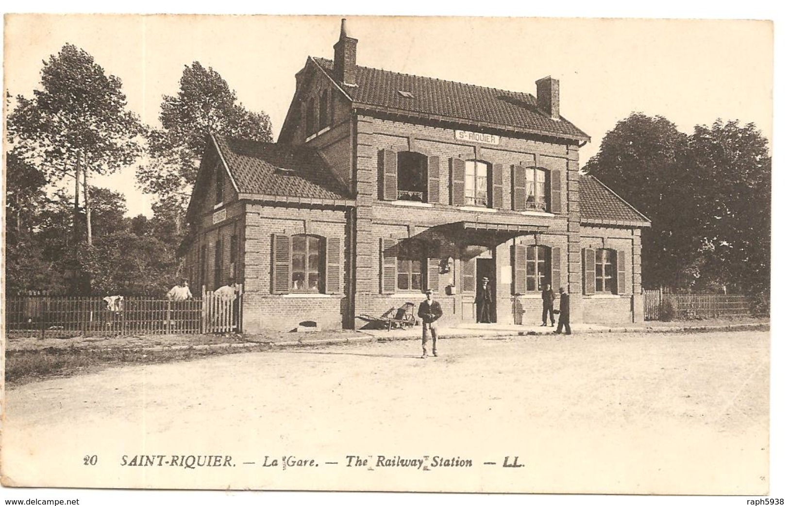 SAINT RIQUIER  ( Somme  ) LA GARE - Saint Riquier