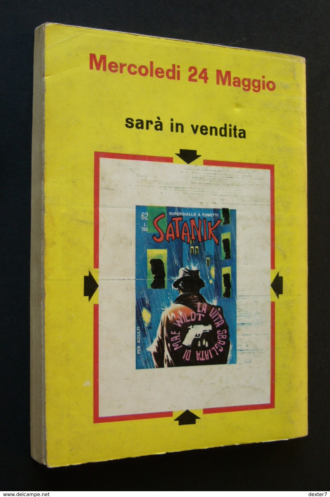 Satanik 61 - La Tenda Squarciata - Maggio 1967, Prima Edizione - Prime Edizioni