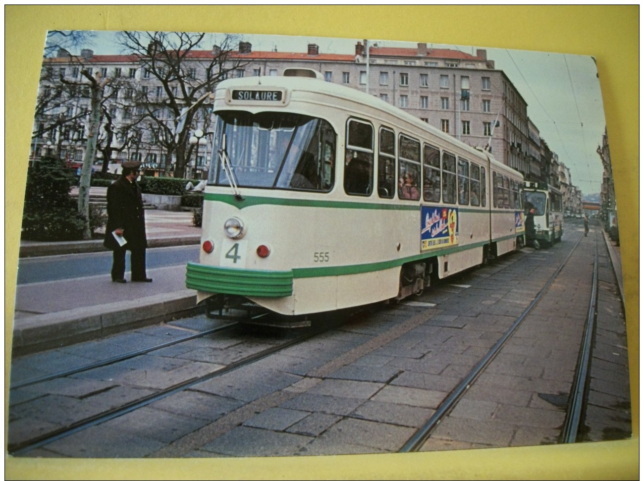 TRAIN 4942 - VUE N° 25/36 - SERIE DE 36 CARTES SUR LES TRAMWAYS DE SAINT ETIENNE DANS LA LOIRE - Tramways