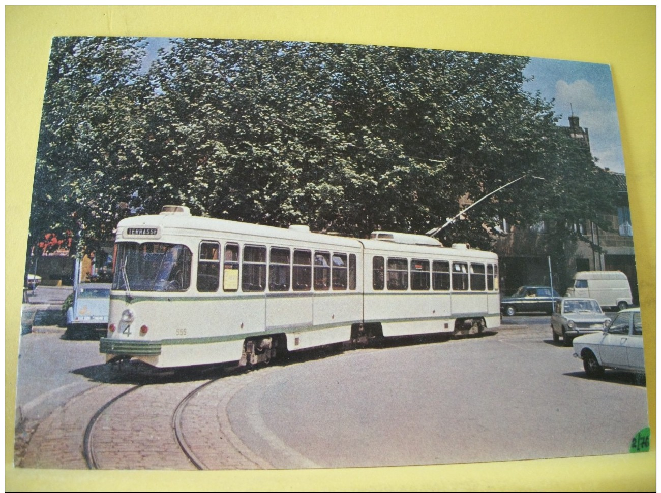 TRAIN 4948 - VUE N° 28/36 - SERIE DE 36 CARTES SUR LES TRAMWAYS DE SAINT ETIENNE DANS LA LOIRE - Tramways