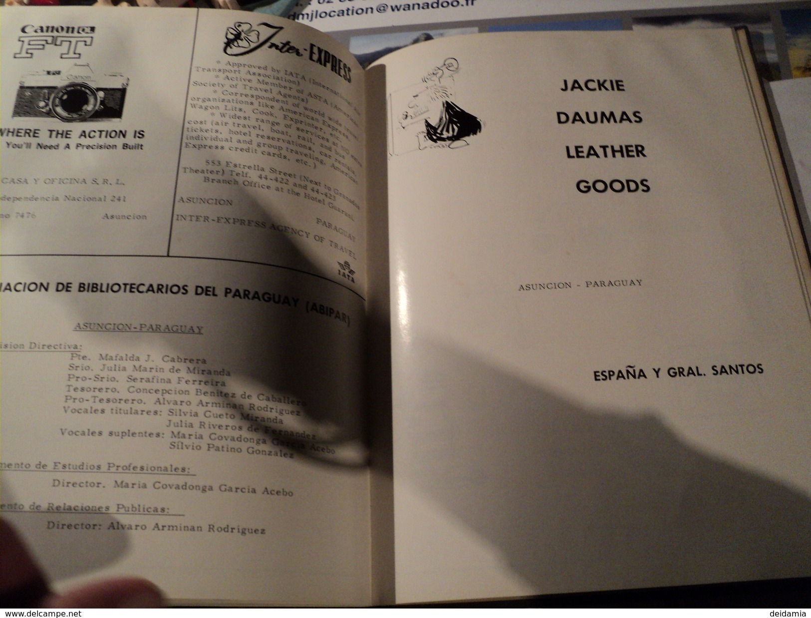 PARAGUAY. 1968. ANNUAIRE DE L ECOLE AMERICAINE D ASUNCION JAMES STIMSON / JOHN D NALL / CELIA BRANDA / MARILYN BAIRD / - School