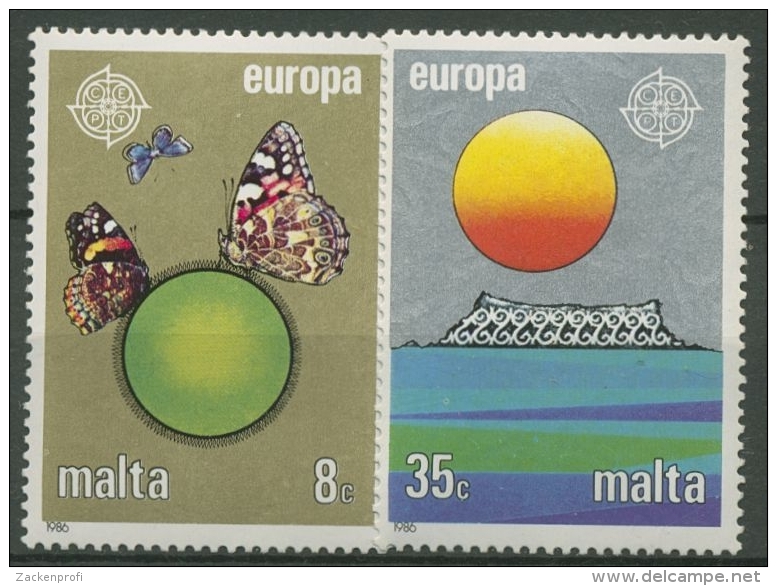 Malta 1986 Europa: Natur- Und Umweltschutz 746/47 Postfrisch - Malta