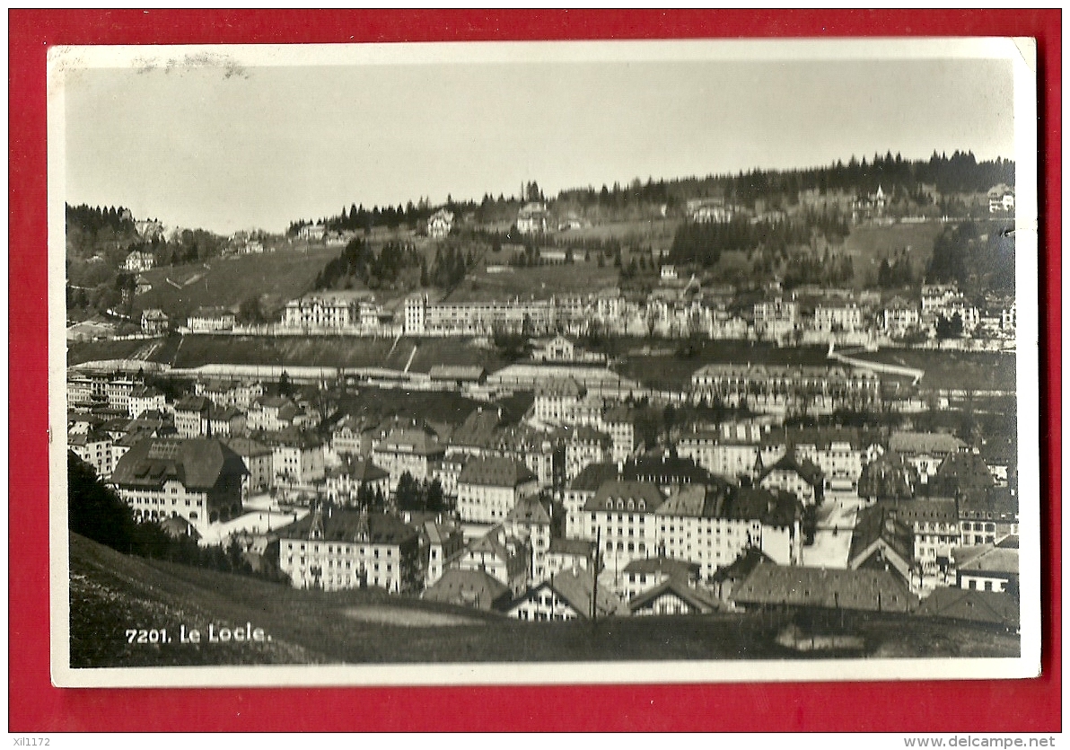 PRQ-13  Le Locle . Circulé. Petite Fente 2mm En Haut à Droite. - Le Locle