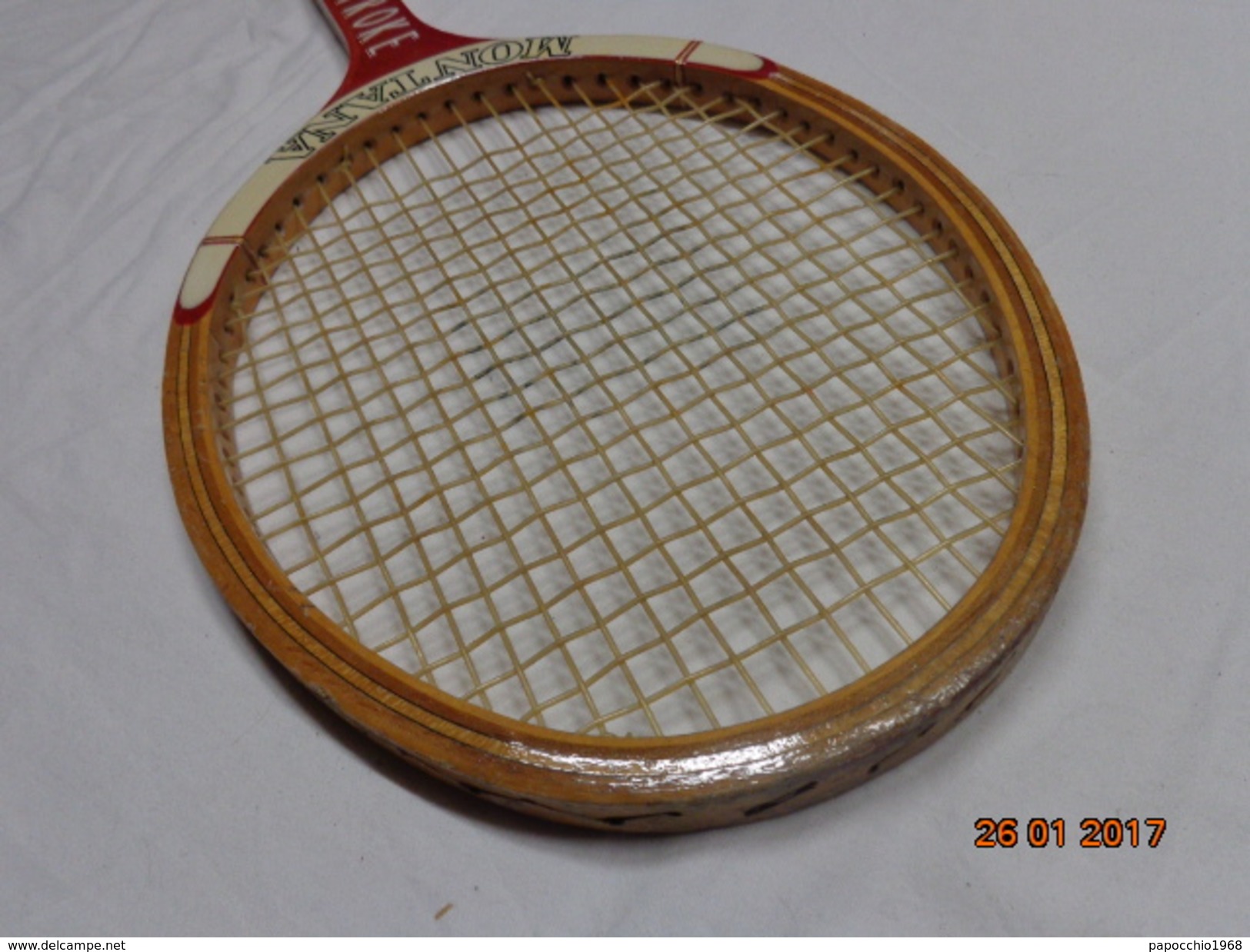 MONTANA RED STROKE KAWASAKI RACCHETTA DA TENNIS VINTAGE EPOCA RAQUETTE RACKET - Bekleidung, Souvenirs Und Sonstige