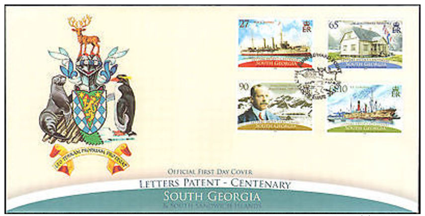 2008 SOUTH GEORGIA FIRST DAY LETTERS PATENT + PAMPHLET - Other & Unclassified