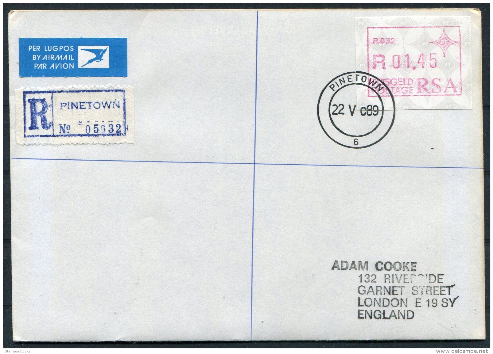 1989 South Africa   Frama P027 - P034 (Watermark 2) Registered FDCs (8)