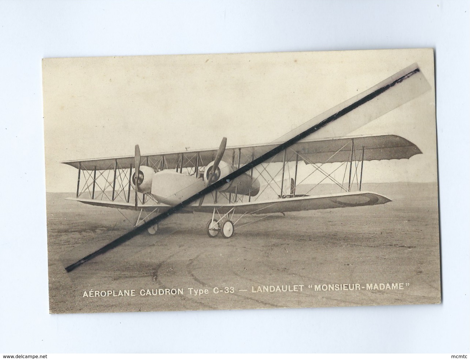 CPA - Aéroplane Caudron Type C-33 - Landaulet "Monsieur-Madame"  (avion , Aviation ) - Autres & Non Classés