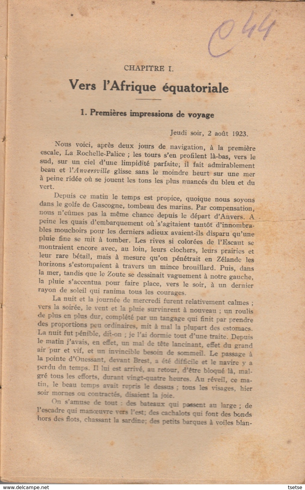 Le Congo Au Travail Par Joseph Wauters - Editions L'Eglantine , Bruxelles-Midi - Année 1924 - Géographie