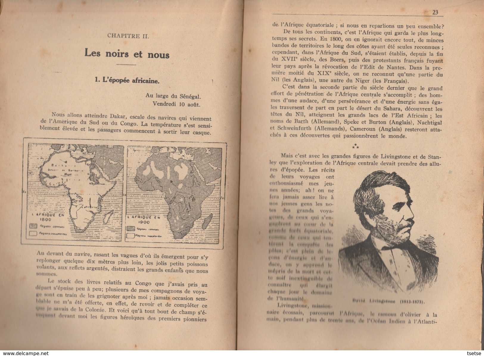 Le Congo Au Travail Par Joseph Wauters - Editions L'Eglantine , Bruxelles-Midi - Année 1924 - Géographie