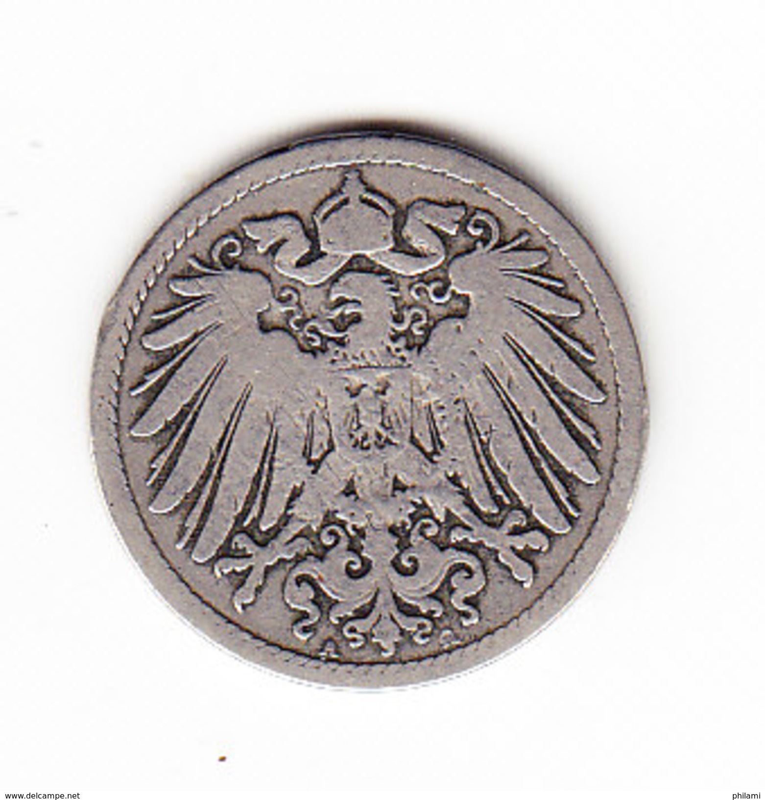 ALLEMAGNE KM 12, VF+, 10 Pf, 1901A. (5AP58) - 10 Pfennig