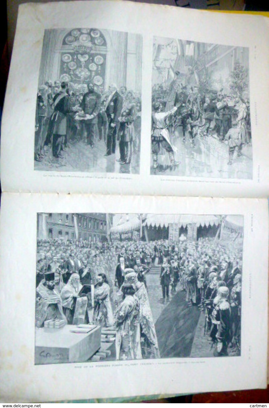 RUSSIE RUSSIA ALLIANCE FRANCO RUSSE  FELIX FAURE EN RUSSIE NICOLAS II SAINT PETERSBOURG  NOMBREUSES GRAVURES  2 NUMEROS - 1850 - 1899