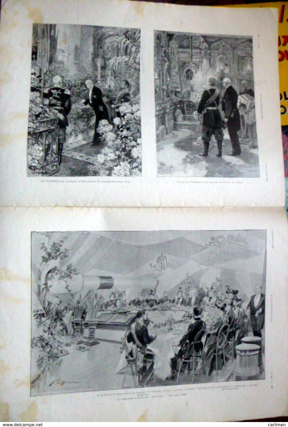 RUSSIE RUSSIA ALLIANCE FRANCO RUSSE  FELIX FAURE EN RUSSIE NICOLAS II SAINT PETERSBOURG  NOMBREUSES GRAVURES  2 NUMEROS - 1850 - 1899