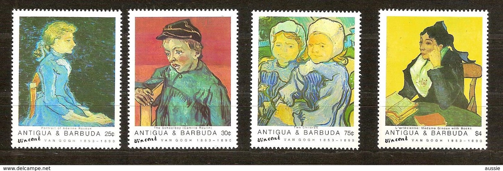 Antigua & Barbuda 1991 Yvertn° 1413-1416 *** MNH Cote 8,00 Euro Vincent Van Gogh - Antigua En Barbuda (1981-...)