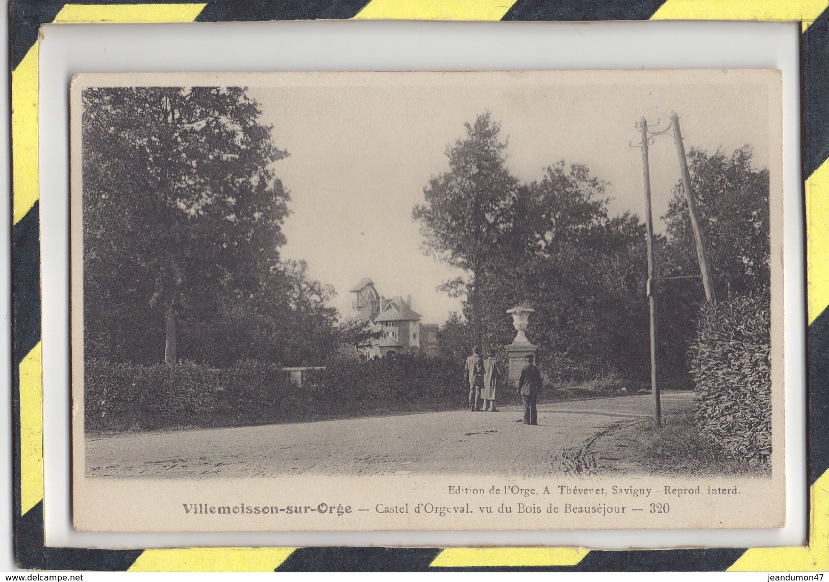 VILLEMOISSON-SUR-ORGE. - . CASTEL D'ORGEVAL VU DU BOIS DE BEAUSEJOUR. - Autres & Non Classés