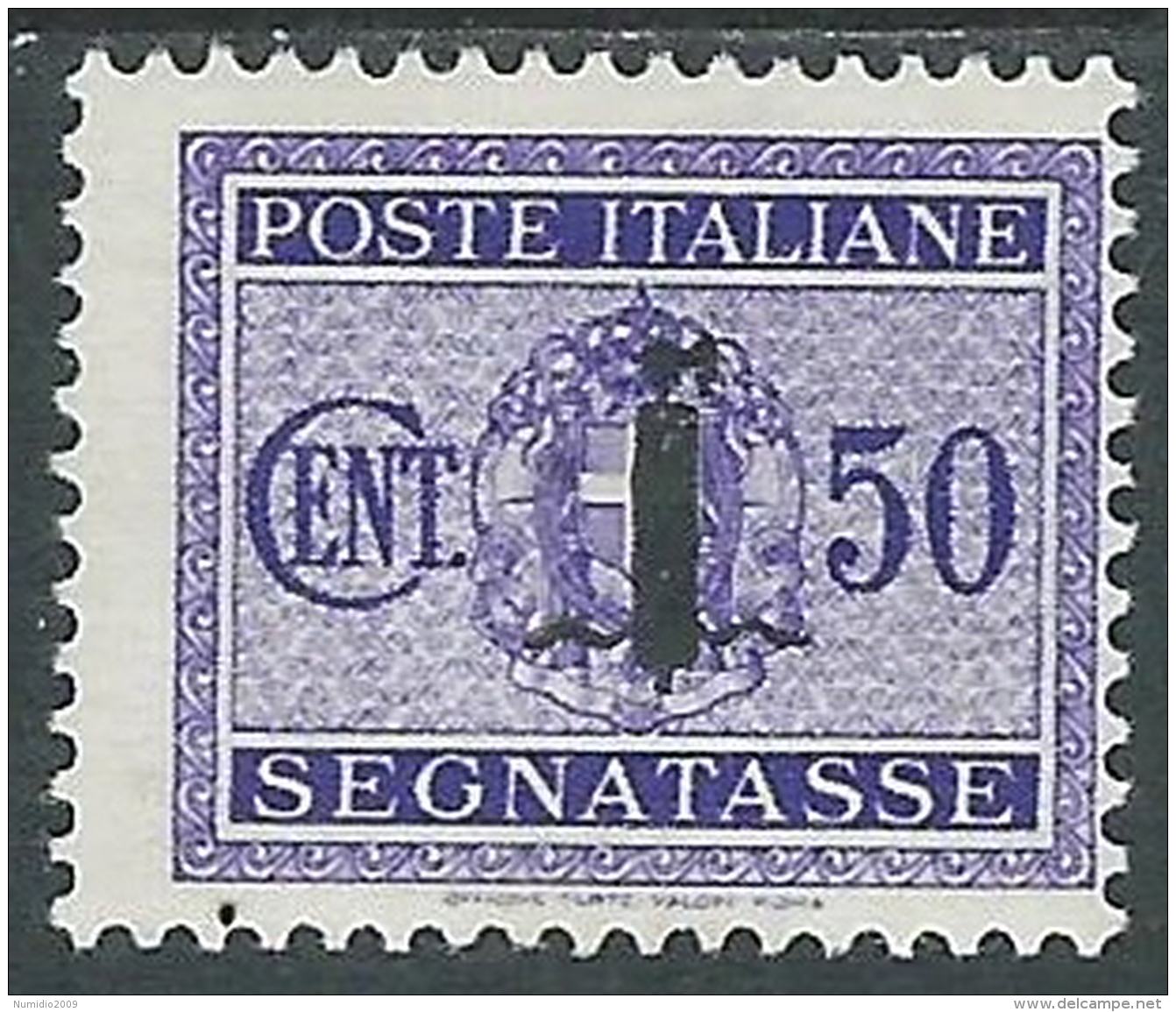 1944 RSI SEGNATASSE FASCETTO 50 CENT MH * - P41-7 - Portomarken
