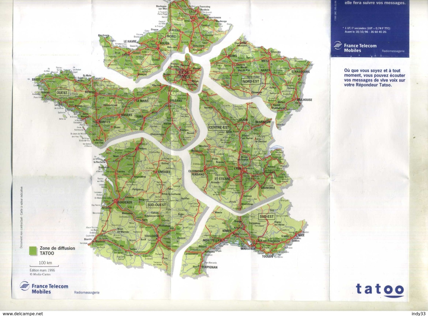 FRANCE . TATOO 1995 . - Other & Unclassified