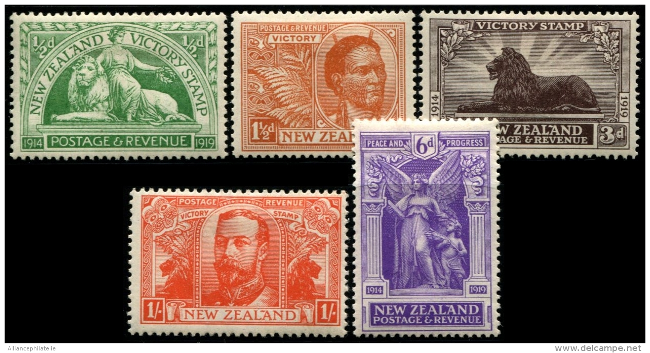 NOUVELLE-ZELANDE - N°169/174 - Neuf * TB - Unused Stamps