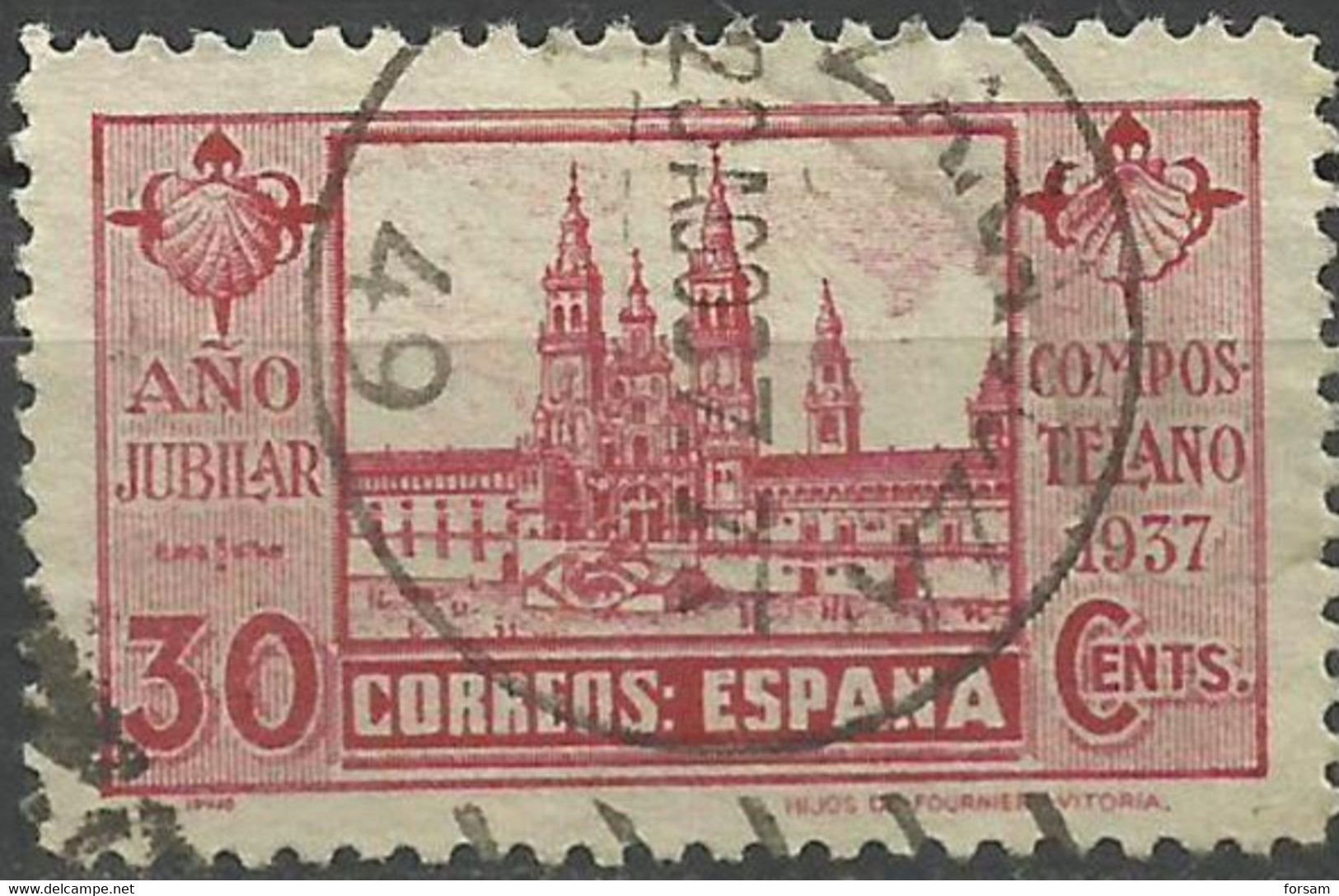 SPAIN..1937..Michel # 783...used. - Usati