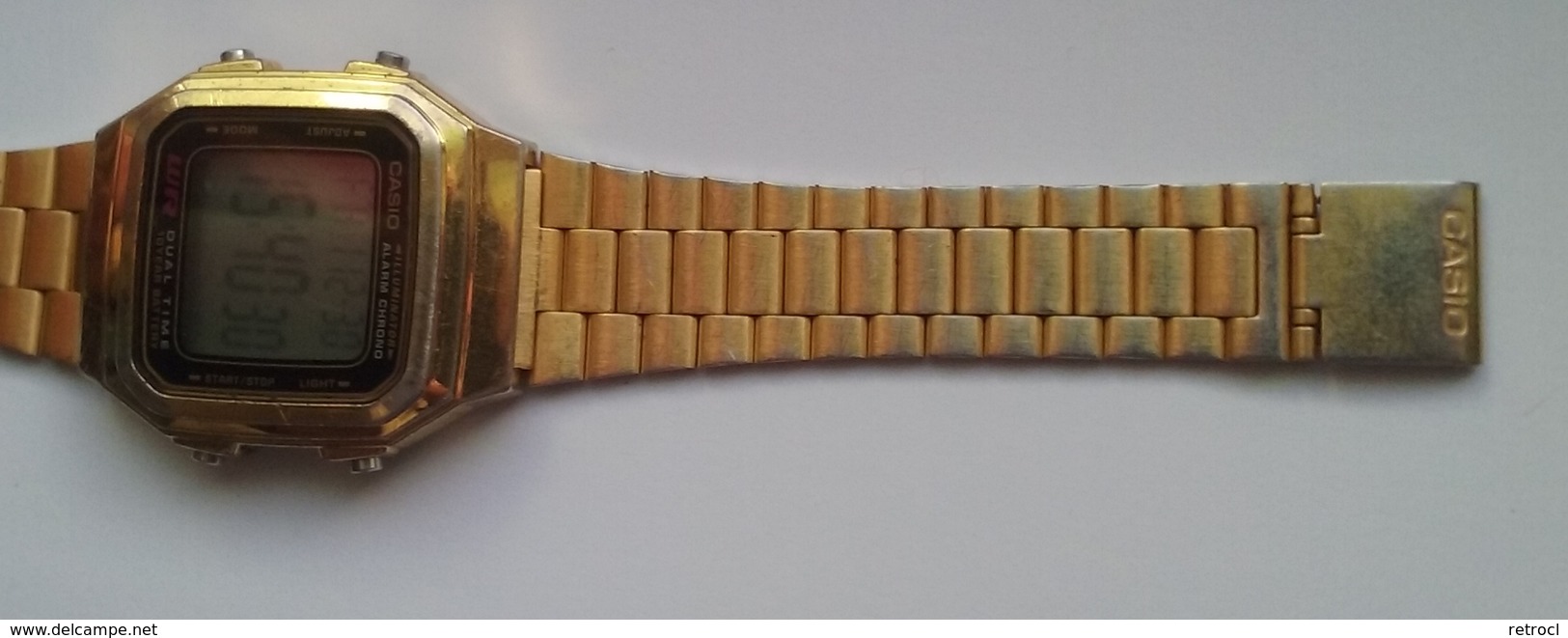 CASIO A178W Gold Quartz Men Watch - Horloge: Modern