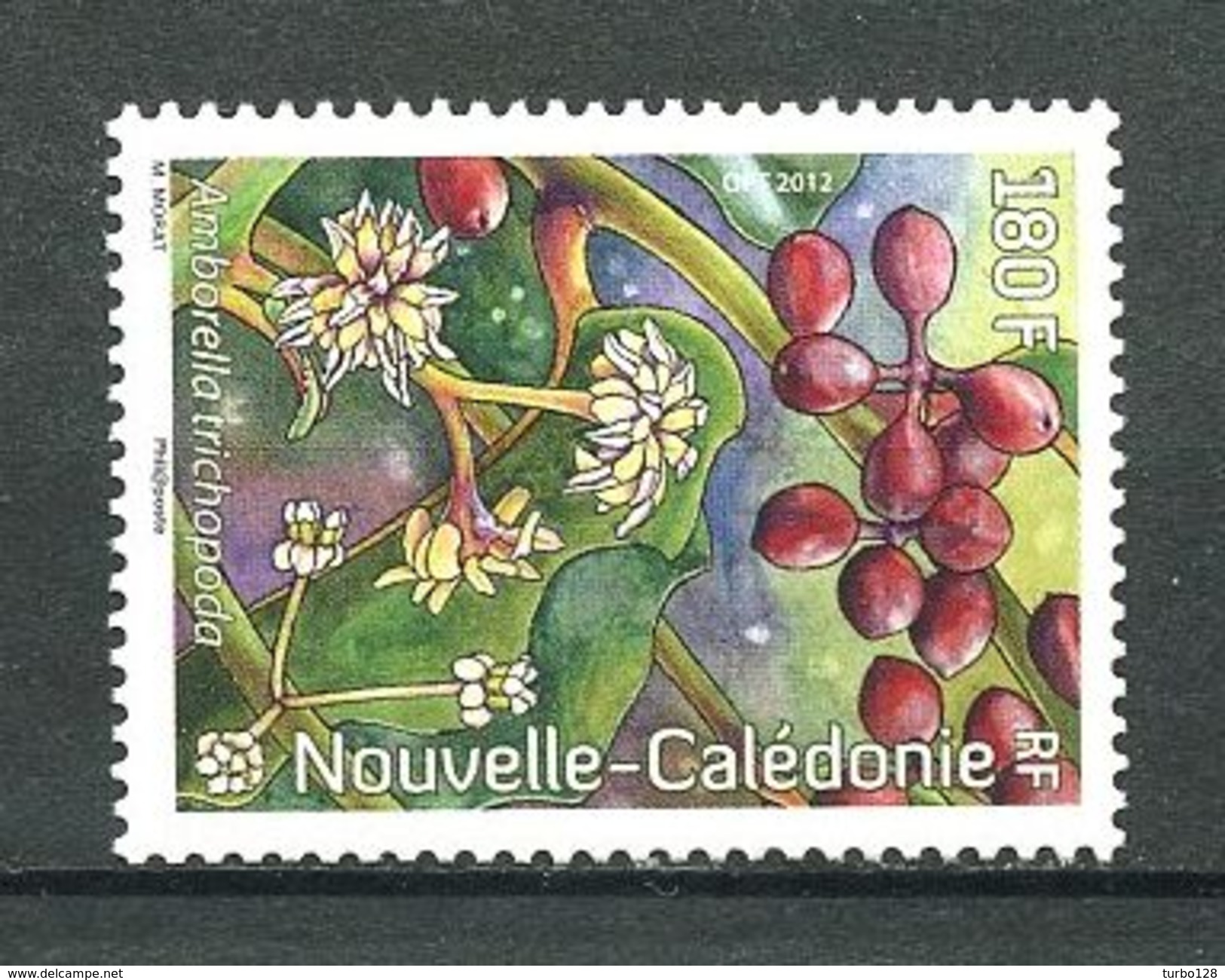 CALEDONIE 2012  N° 1158 ** Neuf MNH Superbe Flore Arbuste Amborella Trichopoda Trees - Neufs