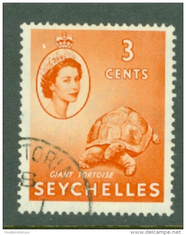 Seychelles: 1954/61   QE II - Pictorial    SG175    3c     Used - Seychelles (...-1976)