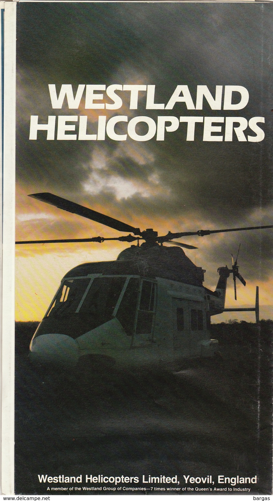 Grand Folder Officiel Westland Dépliant 83 Helicoptère - Luchtvaart