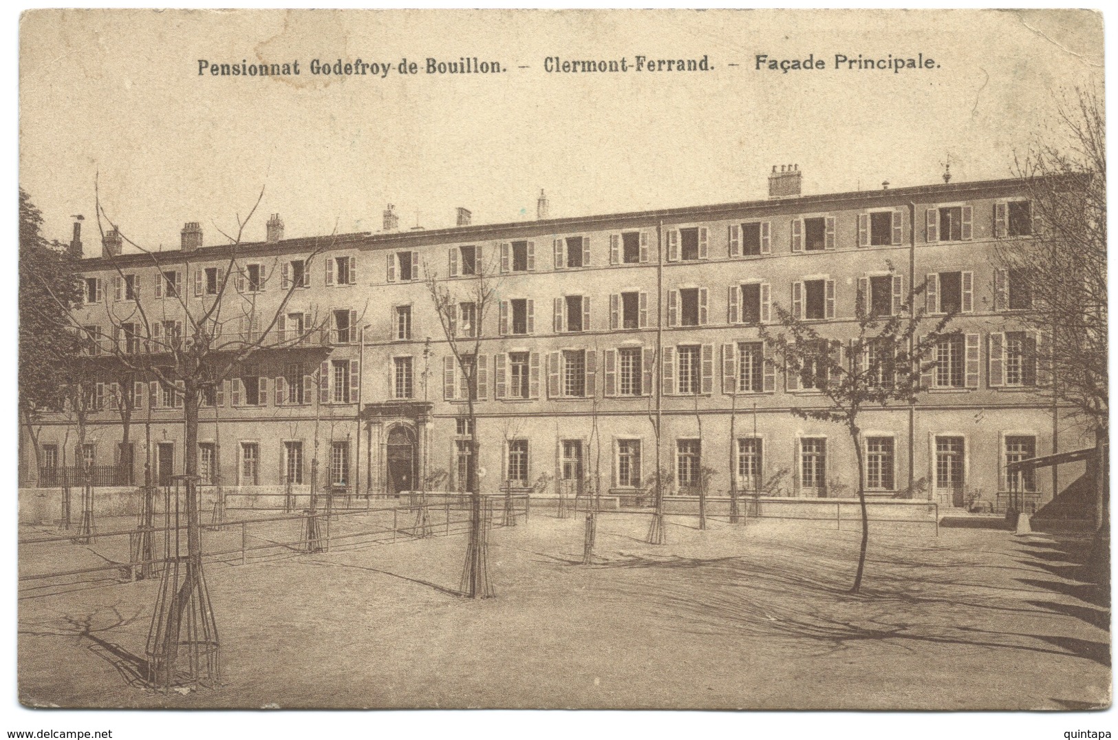 63 - Clermont-Ferrand - Pensionnat Godefroy De Bouillon - Façade Principale - Clermont Ferrand