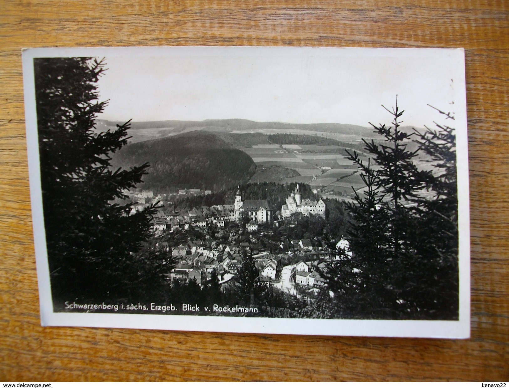 Allemagne , Schwarzenberg , I. Sächs Erzgeb. Blick V. Rockelmann - Schwarzenberg (Erzgeb.)