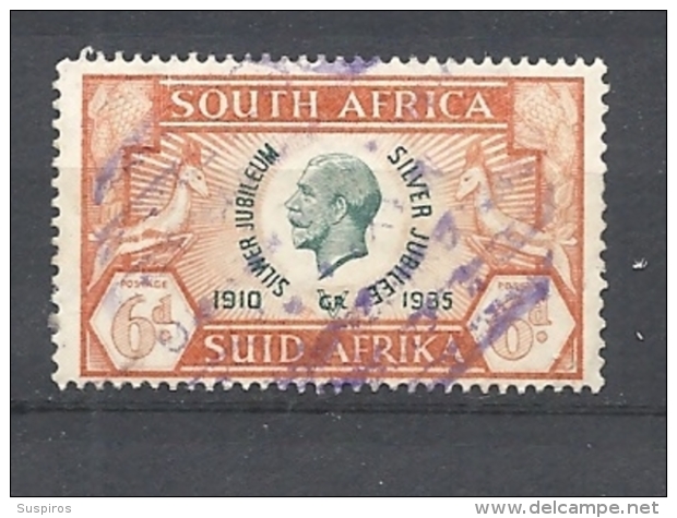 SUD AFRICA   1935 The 25th Anniversary Of The Inaguration Of George V USED - New Republic (1886-1887)