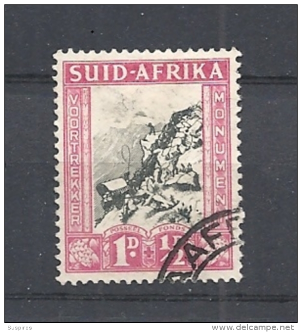 SUD AFRICA  1933 Charity Stamps For The Voortrekker Monument - Country Name In English Or Afrikaans  USED - New Republic (1886-1887)