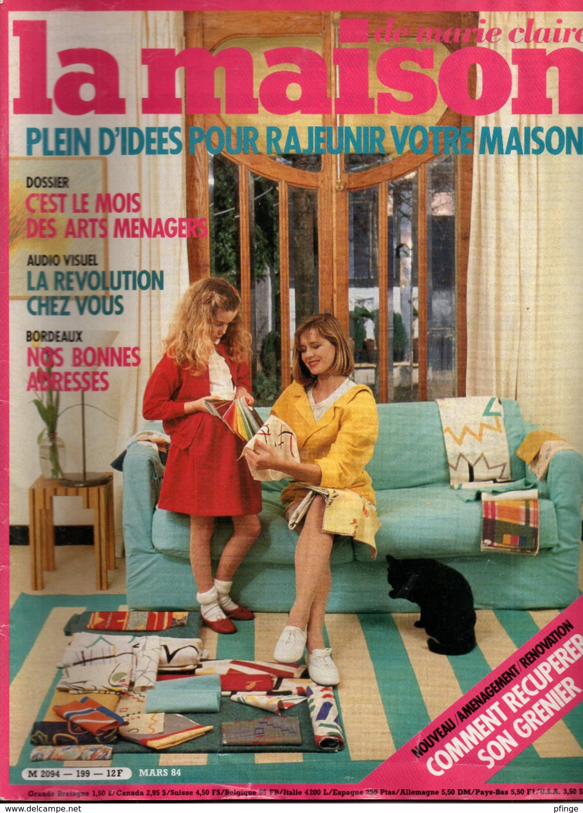 La Maison De Marie-Claire N°199, Mars 1984 - Innendekoration