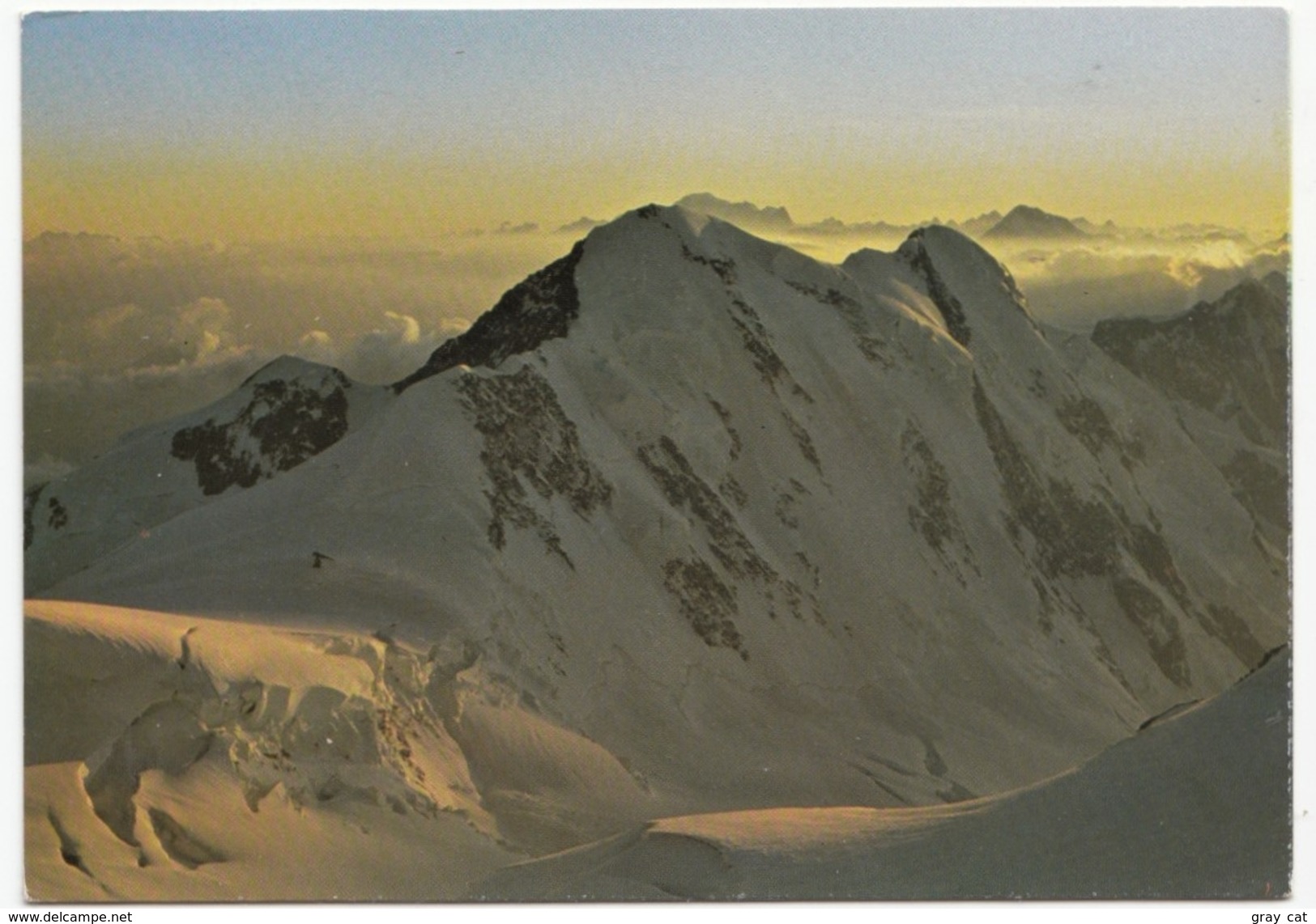 CATENA DEL MONTE ROSA, TRAMONTO SULLA PARETE NORD DEI LISKAMM, Unused Postcard [19429] - Other & Unclassified