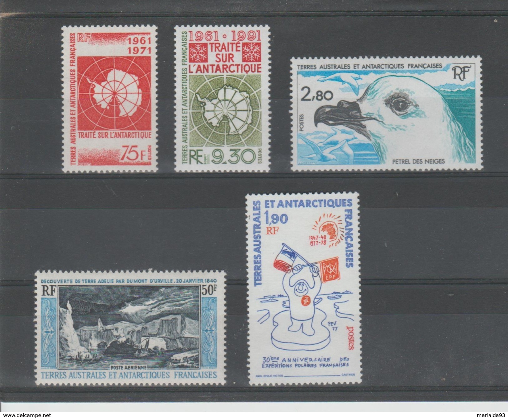 TAAF - FSAT - TERRES AUSTRALES ET ANTARCTIQUES - LOT DE TIMBRES NEUFS AVEC GOMME SANS TRACE DE CHARNIERE - GROSSE COTE - Collections, Lots & Séries