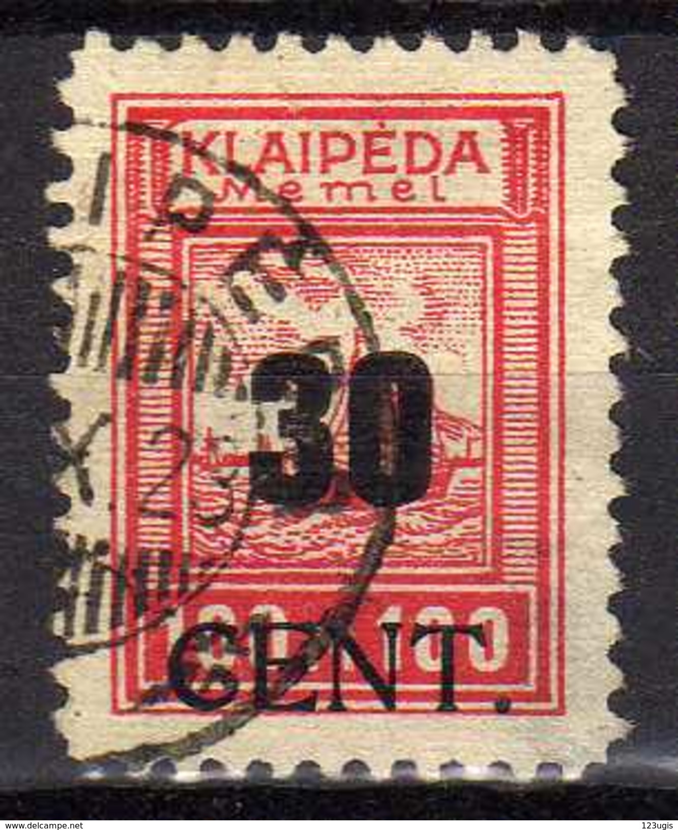 Memel (Klaipeda) 1923 Mi 196, Gestempelt [280117L] - Memelgebiet 1923
