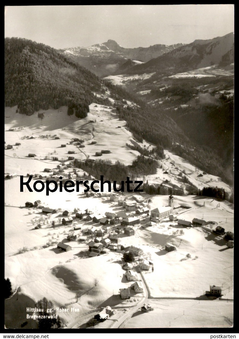 ÄLTERE POSTKARTE HITTISAU GEGEN HOHER IFEN BREGENZERWALD Vorarlberg Ansichtskarte Postcard Cpa AK - Bregenzerwaldorte