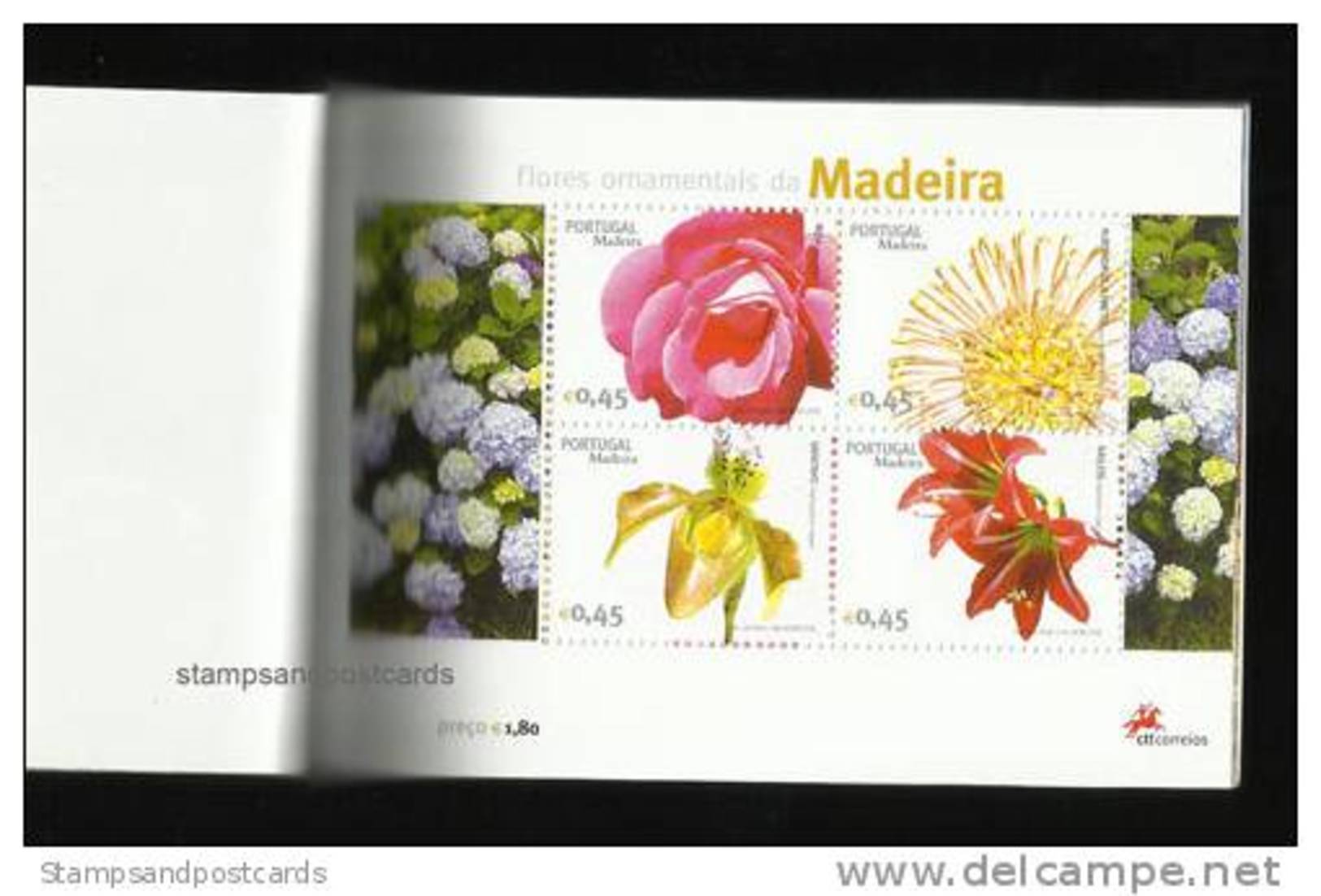 Portugal Carnet Madère 2006 Épreuve Europa CEPT Fleurs Vin ** Madeira Booklet Proof CEPT Flowers Wine **