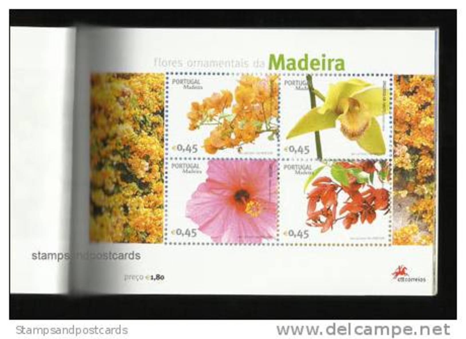 Portugal Carnet Madère 2006 Épreuve Europa CEPT Fleurs Vin ** Madeira Booklet Proof CEPT Flowers Wine **